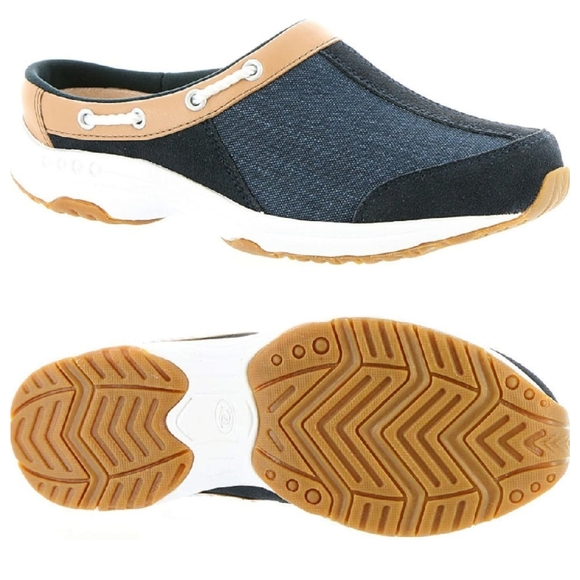 Easy Spirit | Women's Travelport Navy Mule - Picture 1 of 5